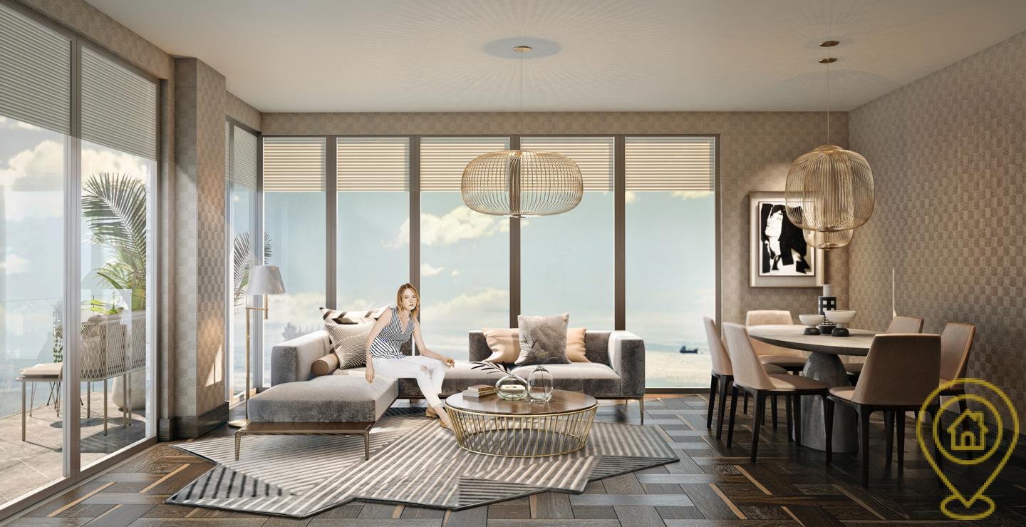 5 room luxury penthouse for sale in Boston